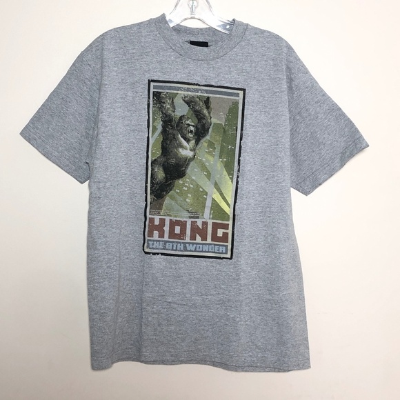 Universal Studio Tops - Universal Studios King Kong Grey T-shirt M